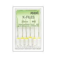 Mani K Files 25mm #45 Dental